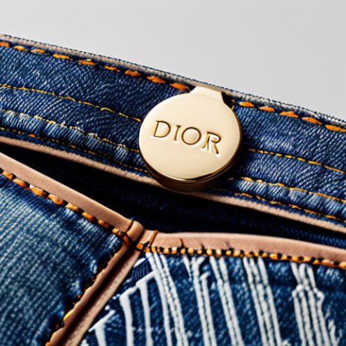 **

A close-up shot of a Dior Oblique wallet nestled in the pocket of stylish denim jeans. Focus on the iconic Dior Oblique pattern and the overall compact size, conveying a sense of everyday luxury and practicality. Soft, natural lighting.

**